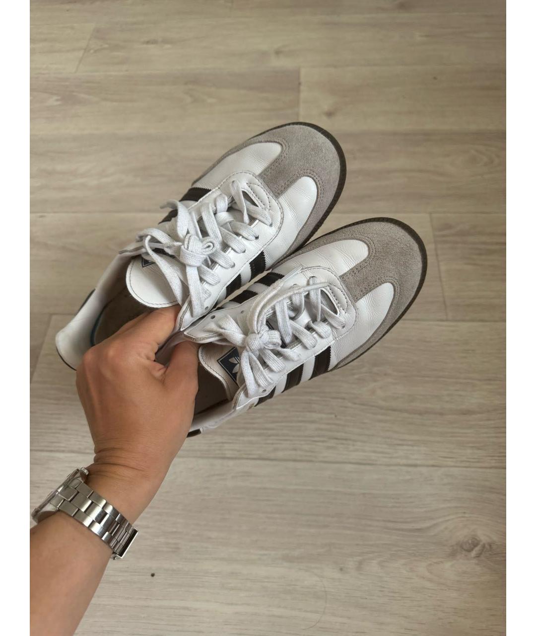 ADIDAS Белые кеды, фото 3