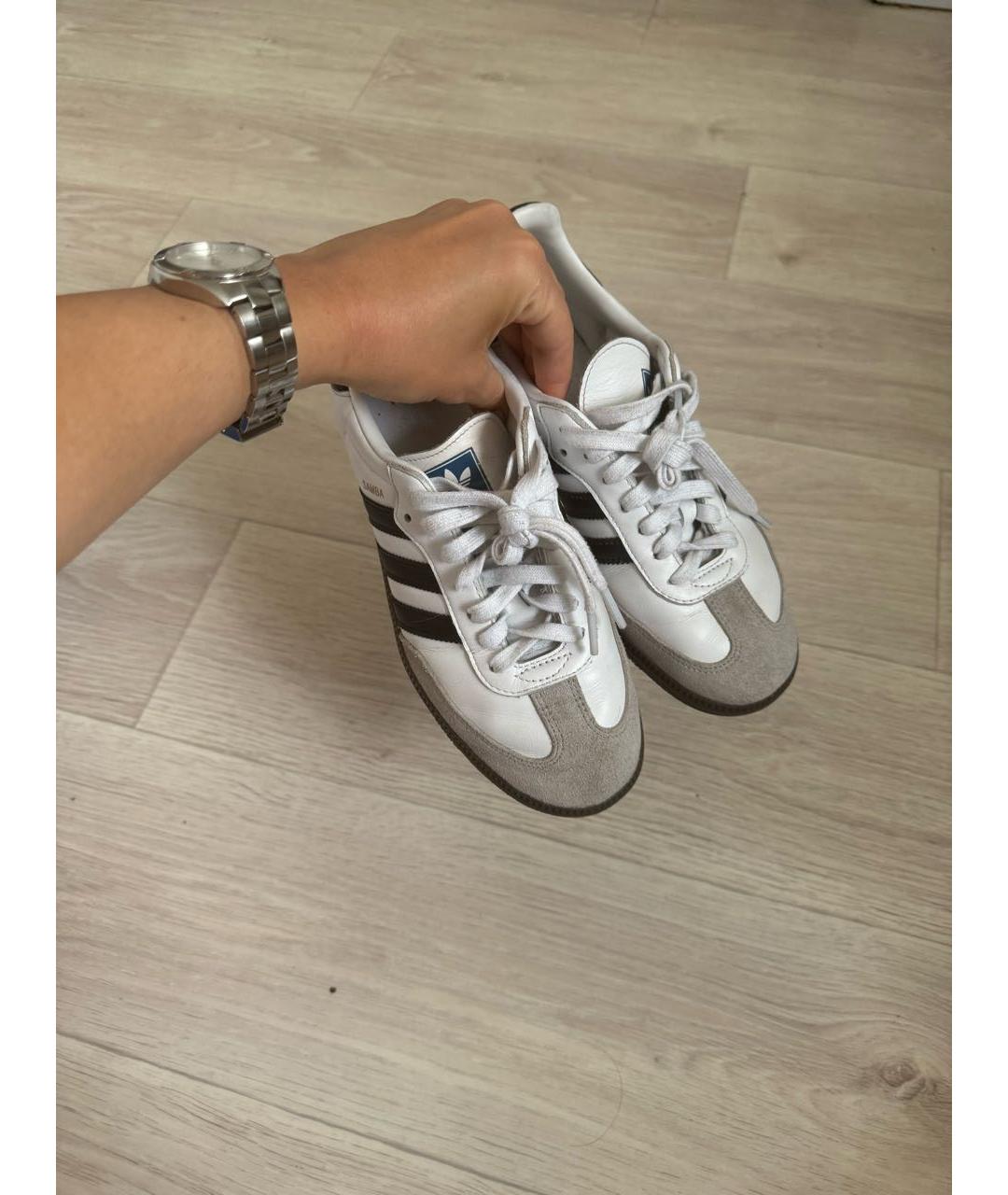 ADIDAS Белые кеды, фото 7