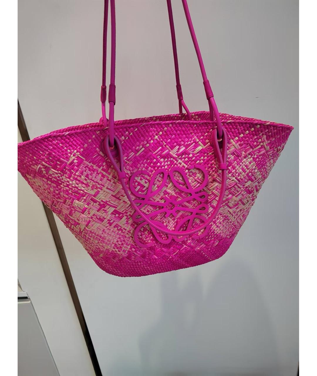 LOEWE Розовая сумка тоут, фото 5