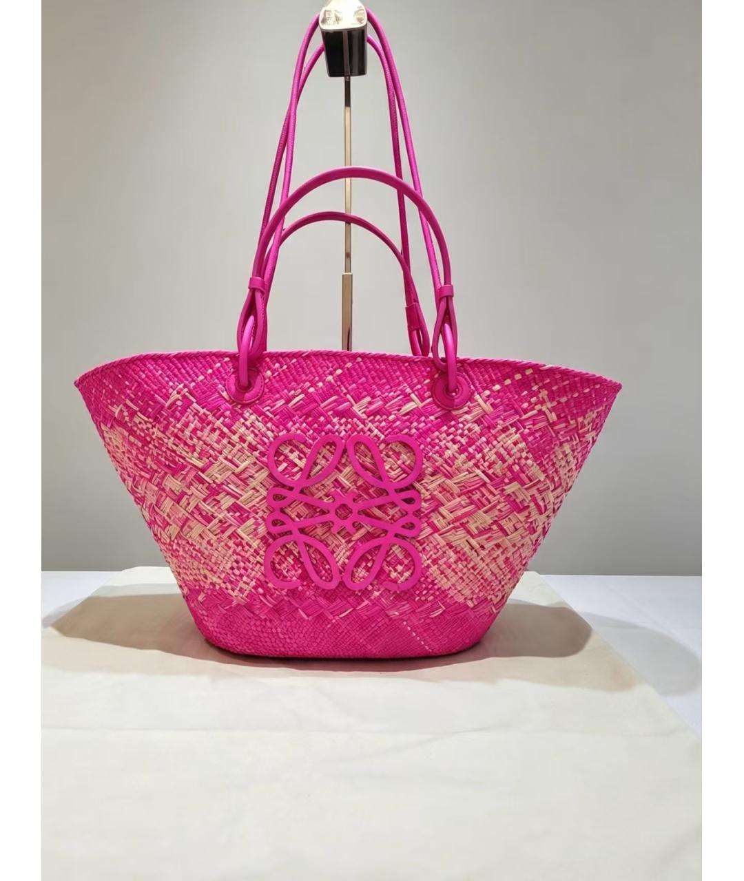 LOEWE Розовая сумка тоут, фото 2