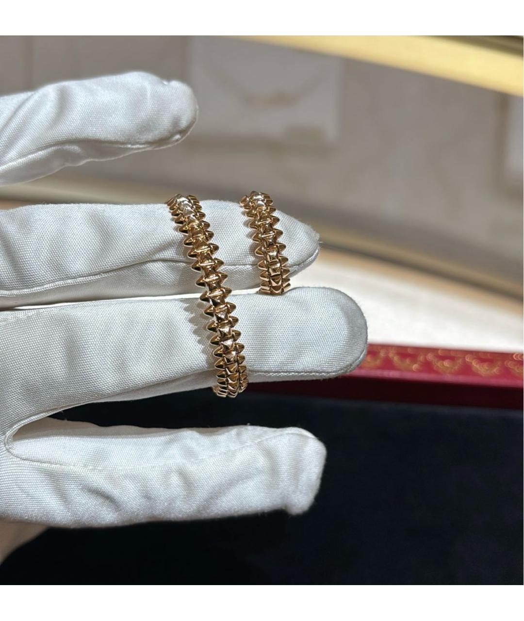 CARTIER Золотые серьги из розового золота, фото 4