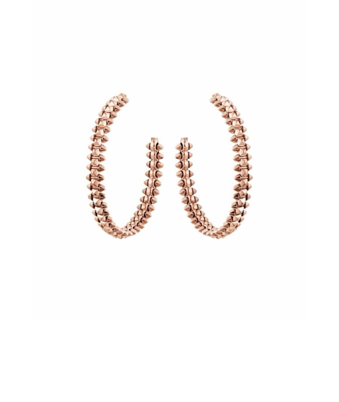 CARTIER Золотые серьги из розового золота, фото 5