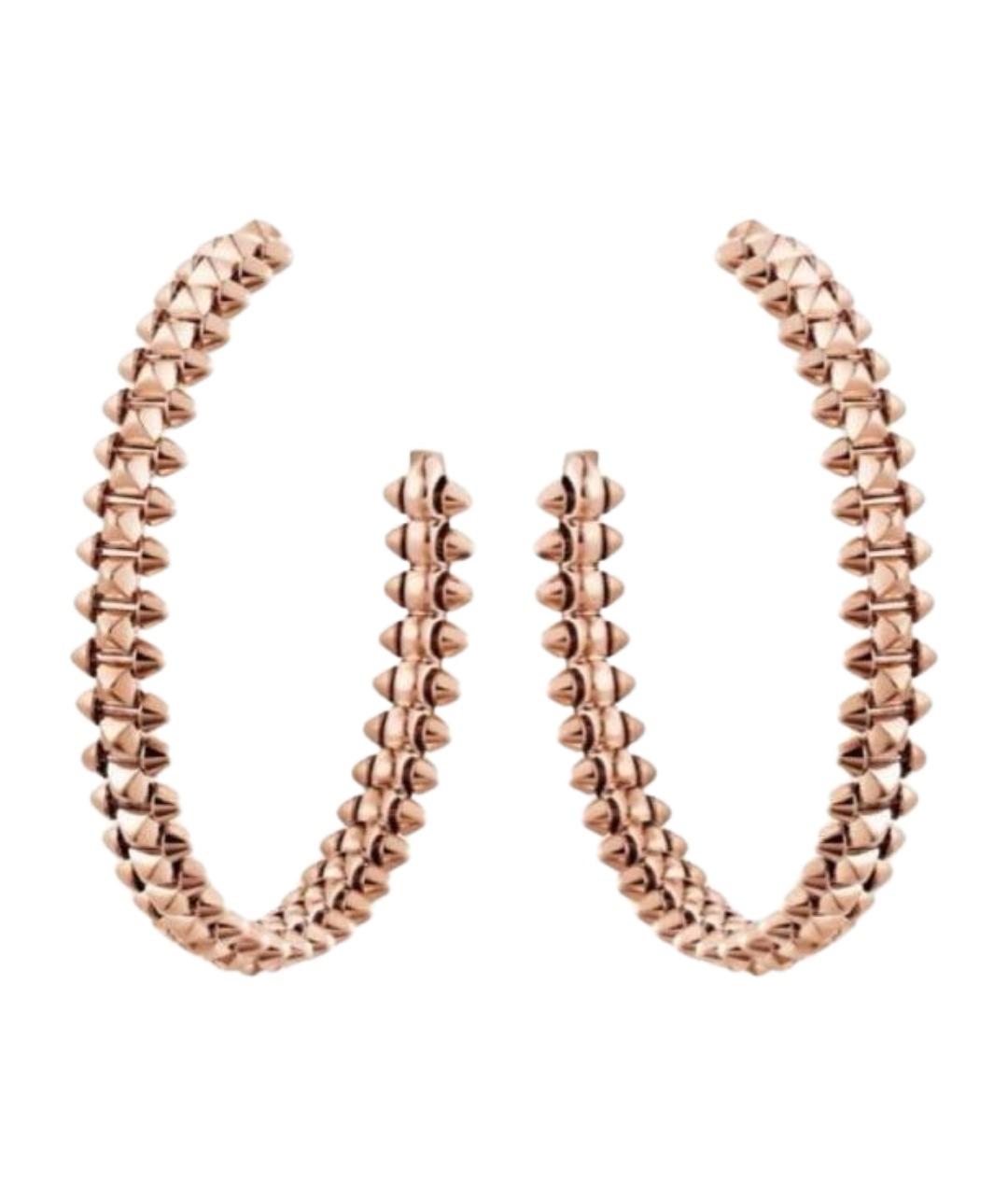 CARTIER Золотые серьги из розового золота, фото 1