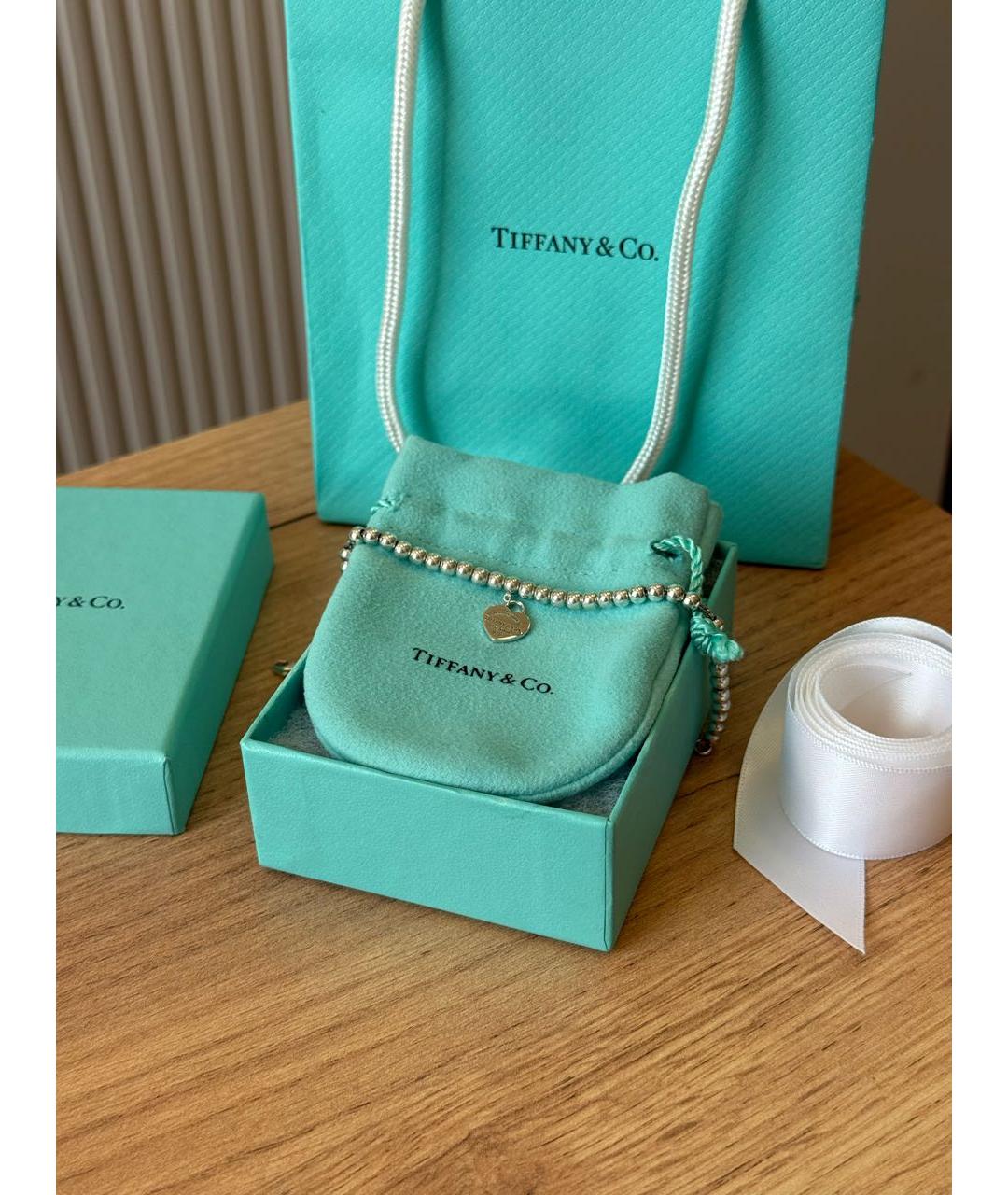 TIFFANY&CO Серебряный серебряный браслет, фото 2