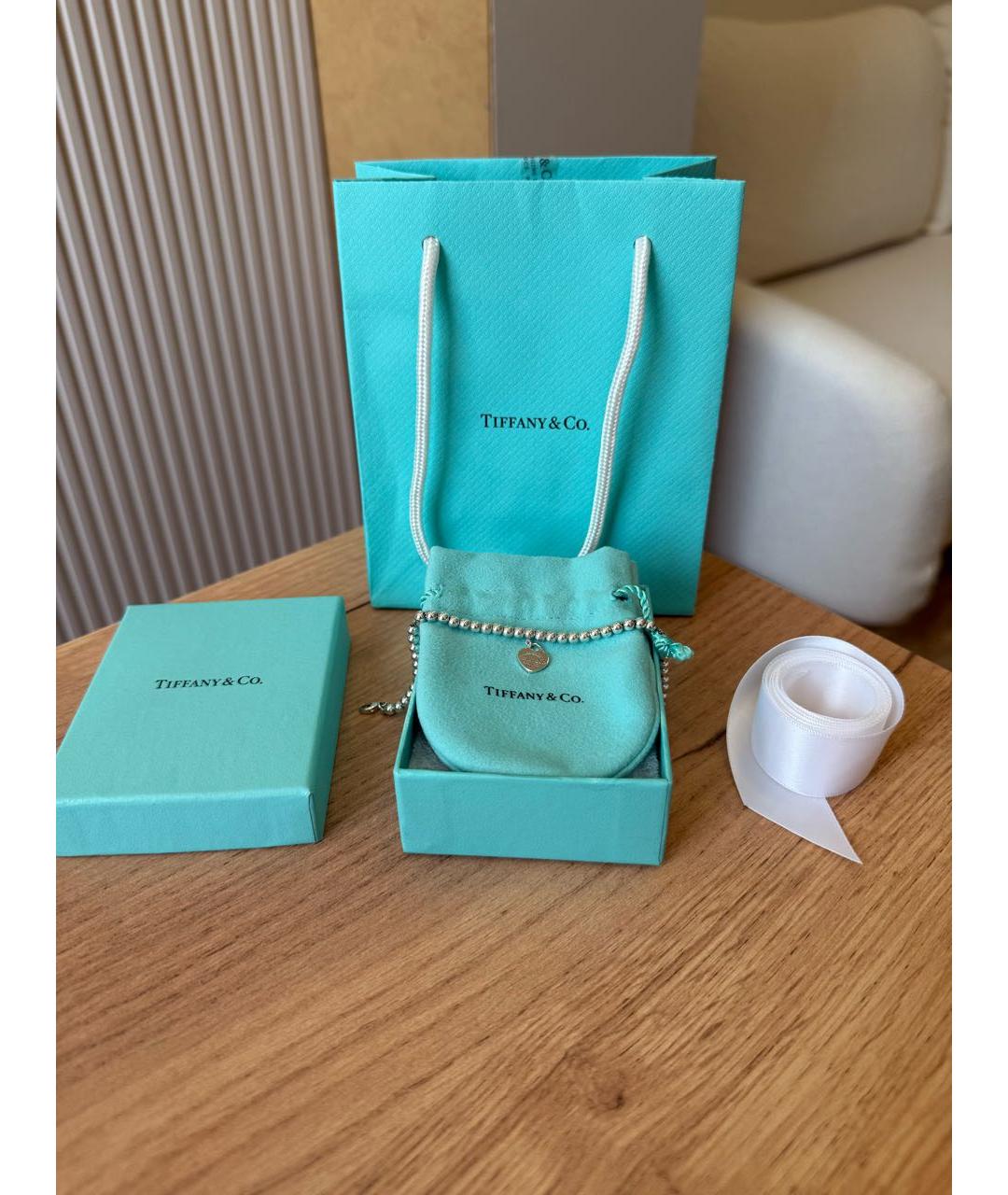 TIFFANY&CO Серебряный серебряный браслет, фото 3