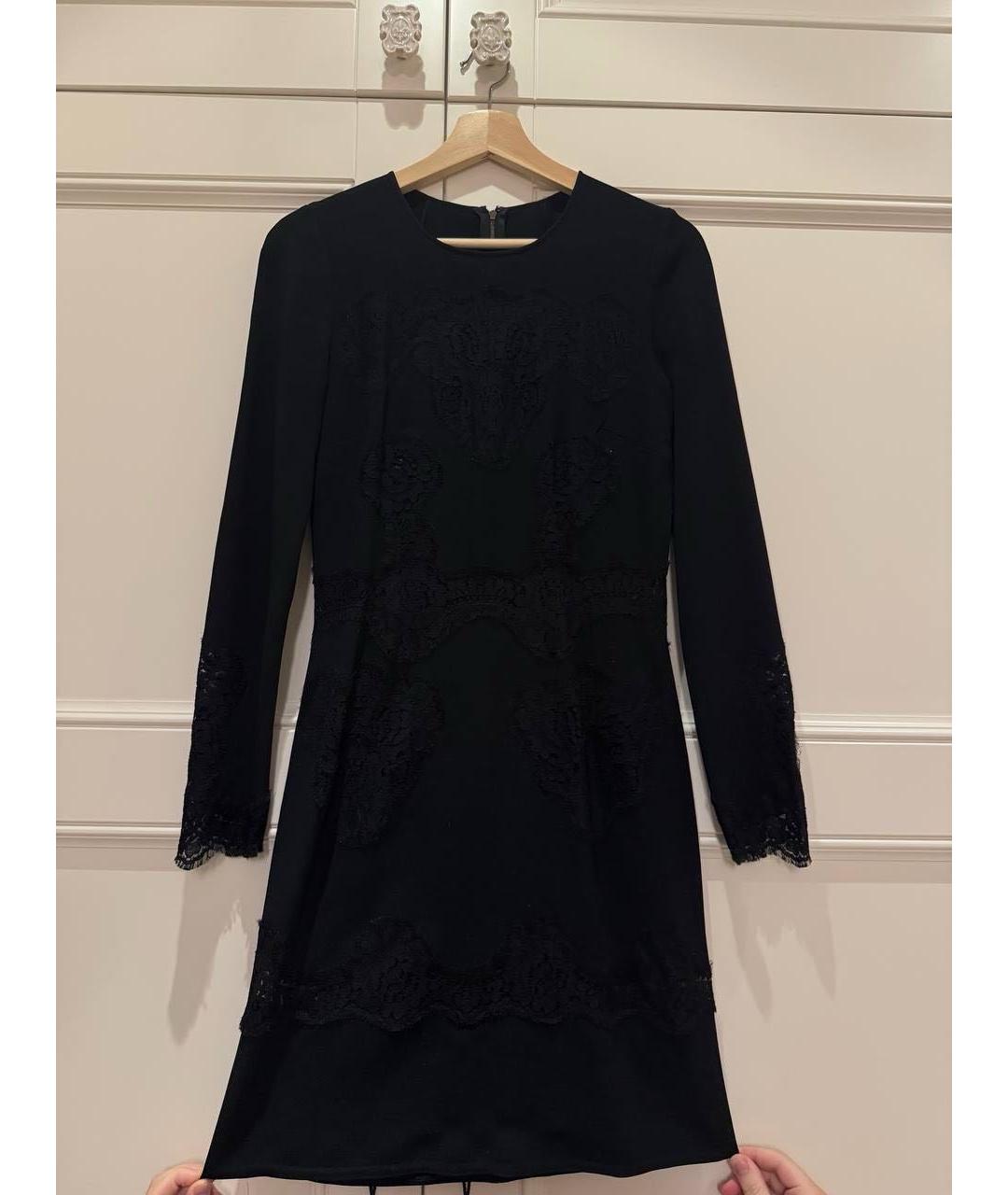 DOLCE&GABBANA Черное коктейльное платье, фото 5
