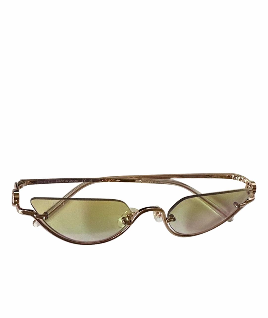GUCCI Мульти металлические солнцезащитные очки, фото 1