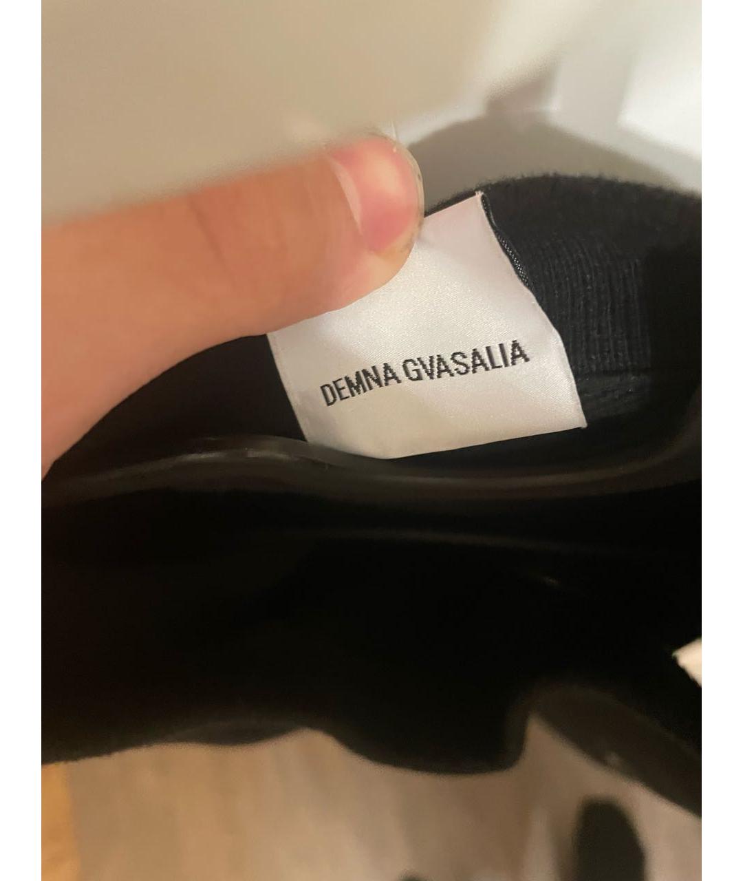 VETEMENTS Черная хлопковая футболка, фото 5