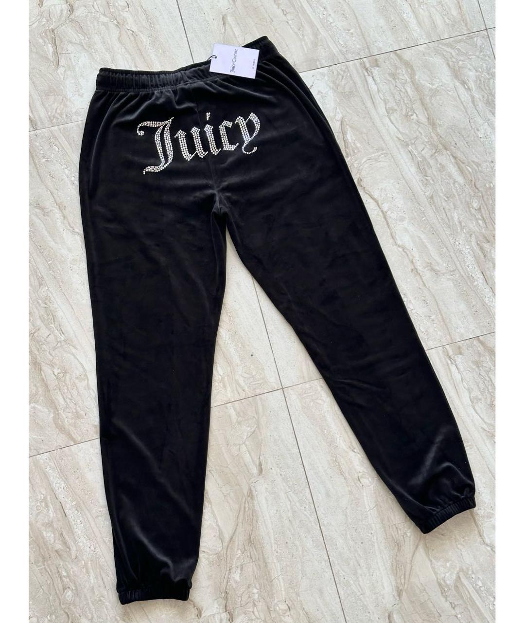 JUICY COUTURE Черный велюровый спортивные костюмы, фото 7