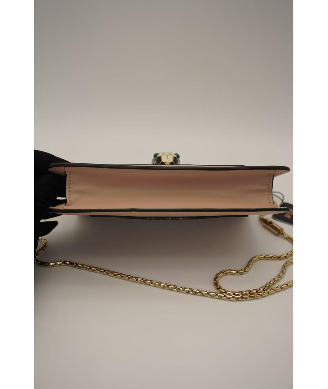 BVLGARI Розовая кожаная сумка через плечо, фото 6