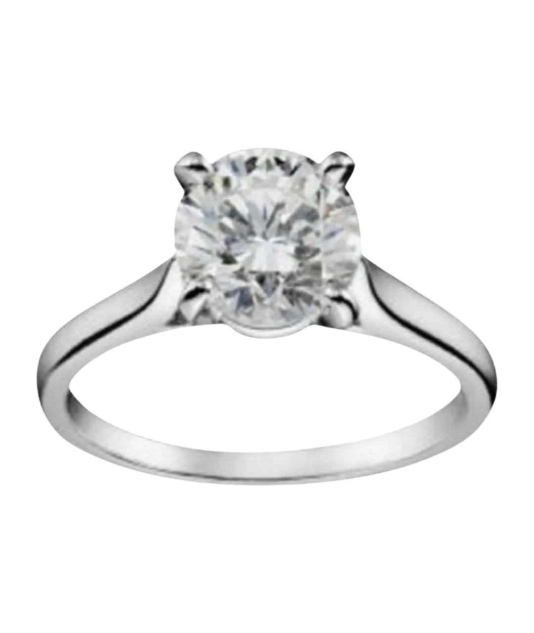CARTIER Белое платиновое кольцо, фото 1