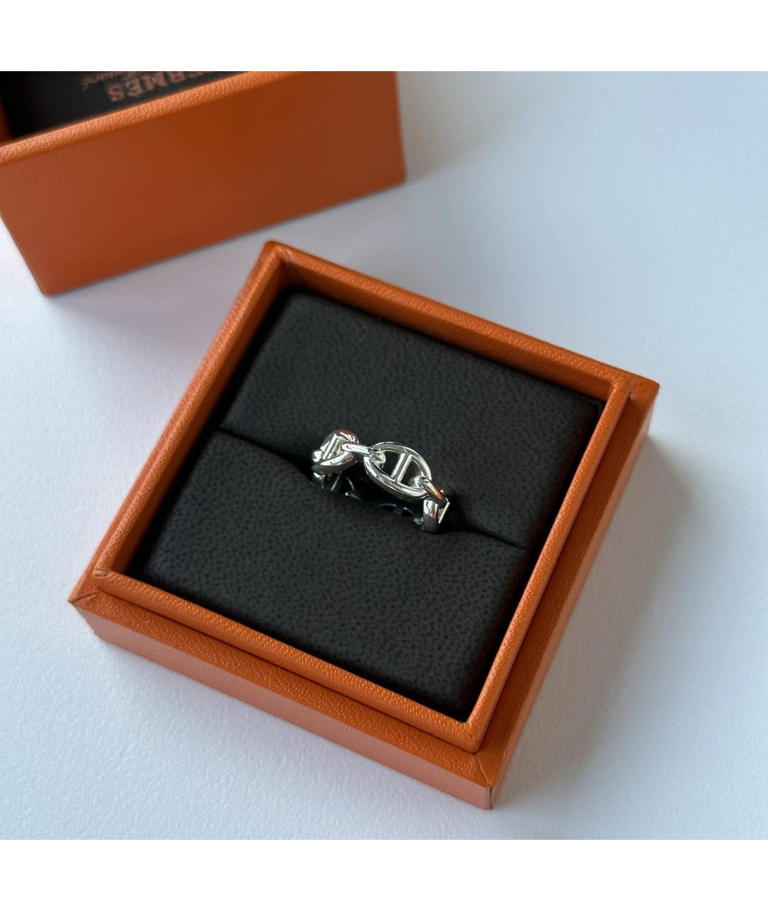 HERMES Серебряное серебряное кольцо, фото 4