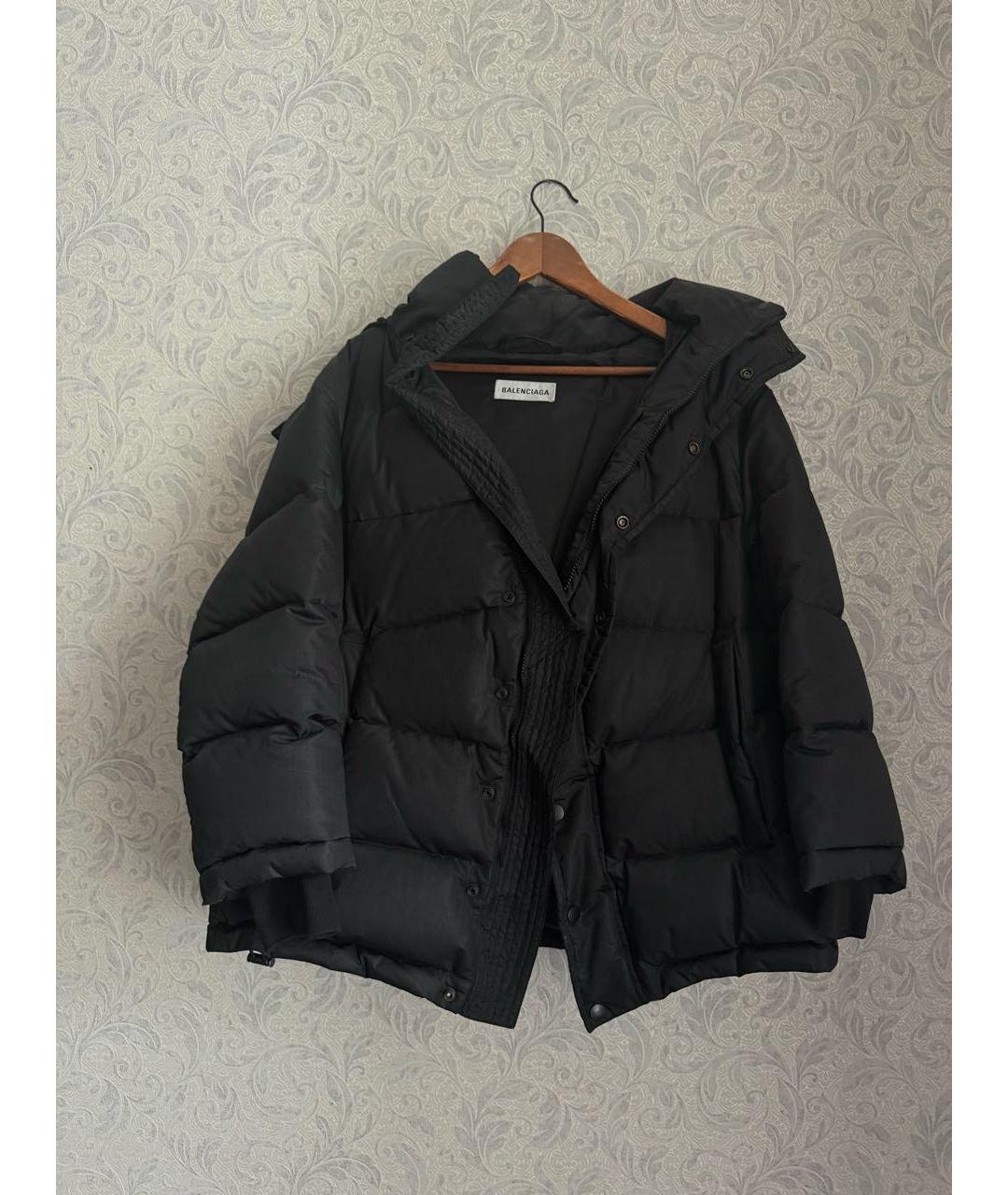 BALENCIAGA Черный пуховик, фото 2