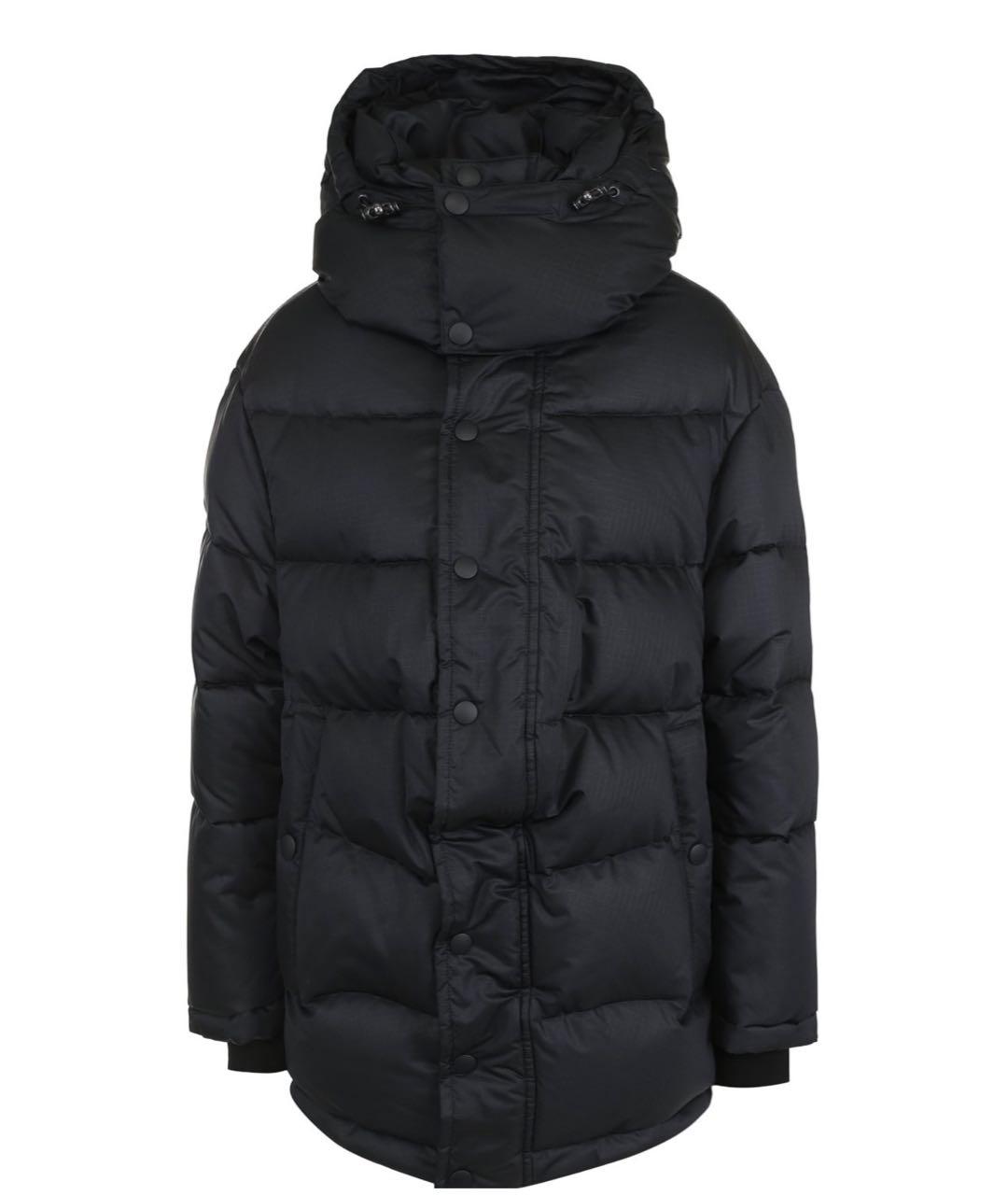 BALENCIAGA Черный пуховик, фото 1
