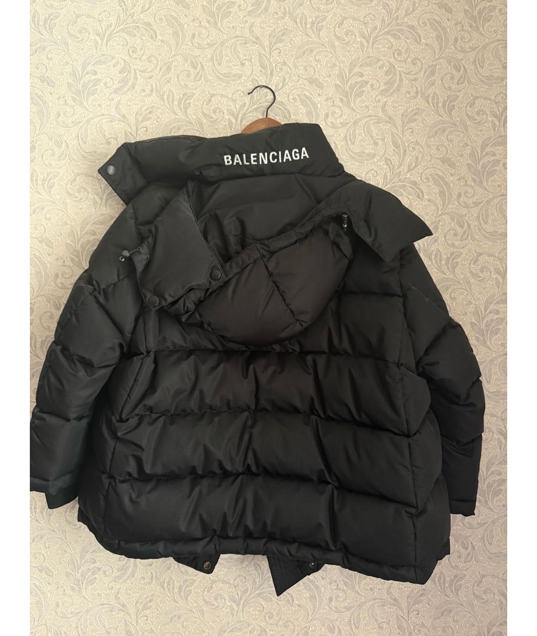 BALENCIAGA Черный пуховик, фото 3