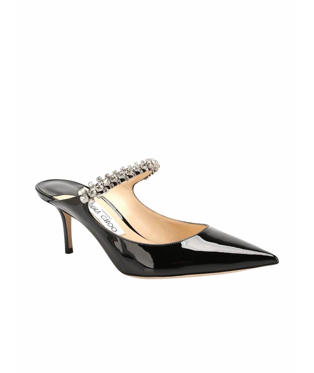 JIMMY CHOO Черные туфли из лакированной кожи, фото 1