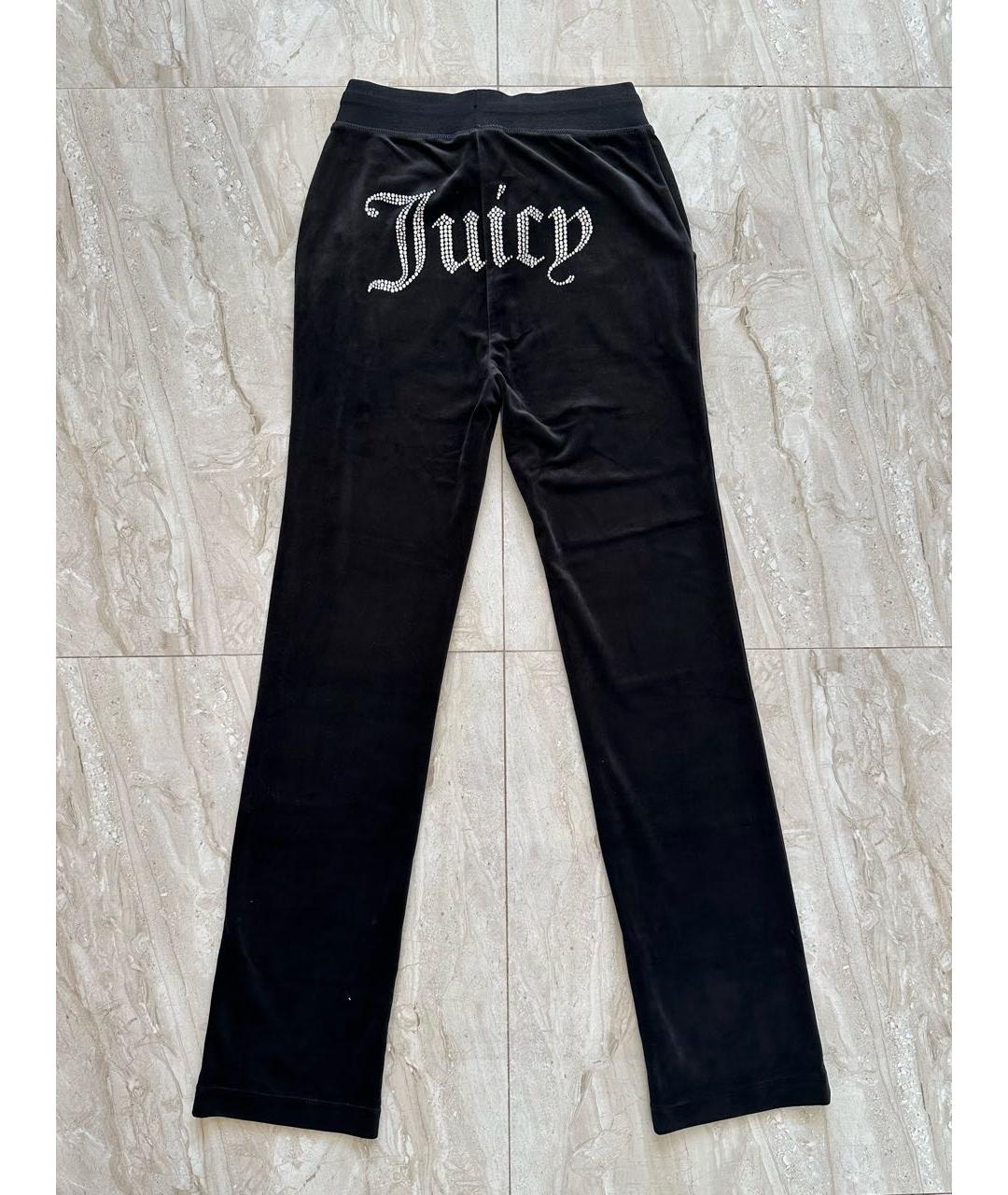 JUICY COUTURE Черный велюровый спортивные костюмы, фото 7
