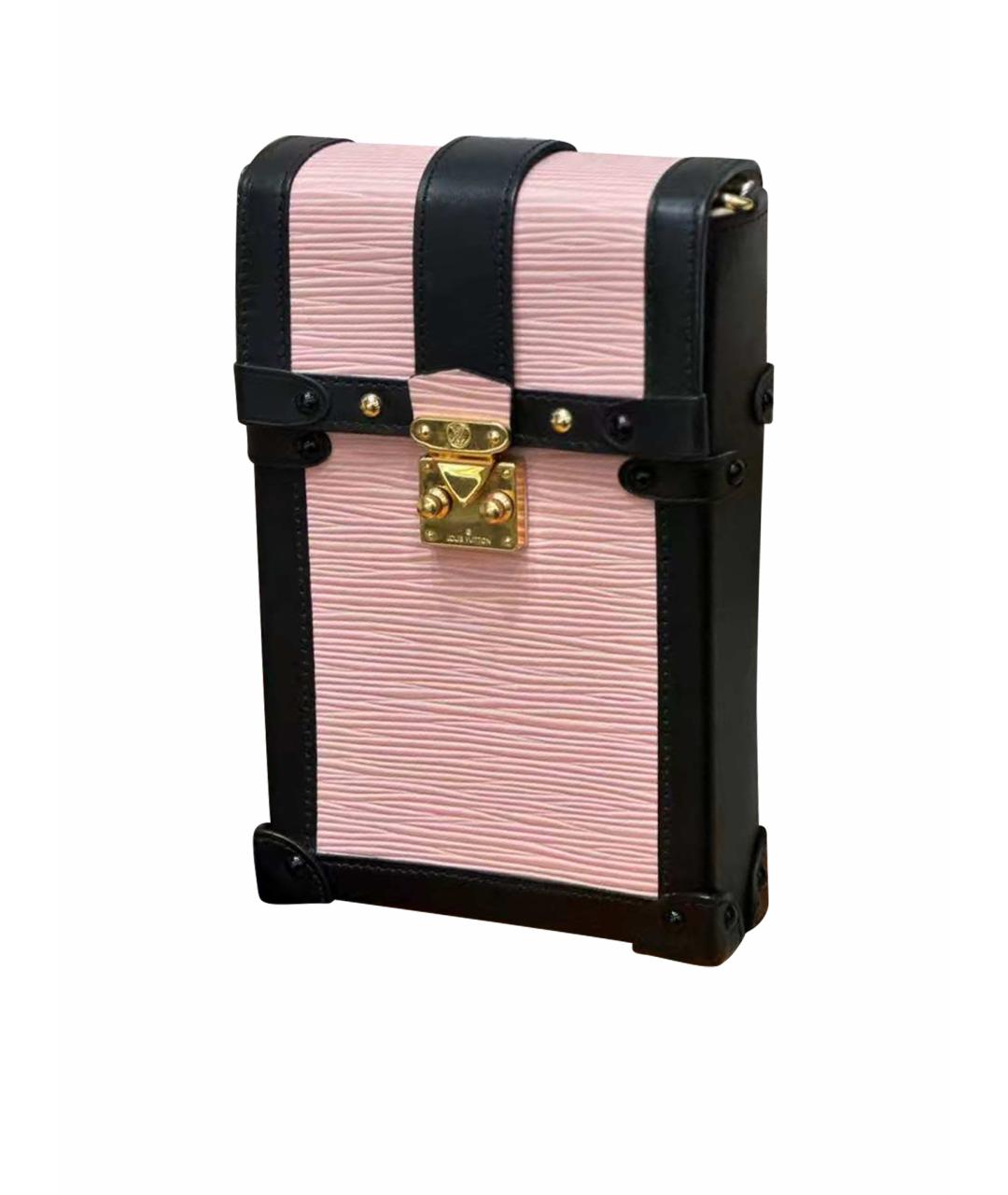 LOUIS VUITTON Розовая кожаная сумка через плечо, фото 1