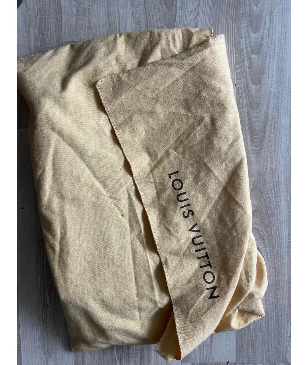 LOUIS VUITTON Коричневая сумка с короткими ручками из канвы, фото 8