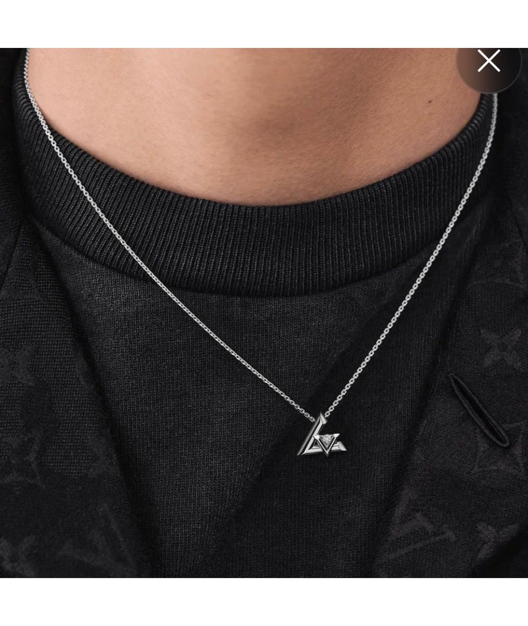 LOUIS VUITTON Белое колье из белого золота, фото 5