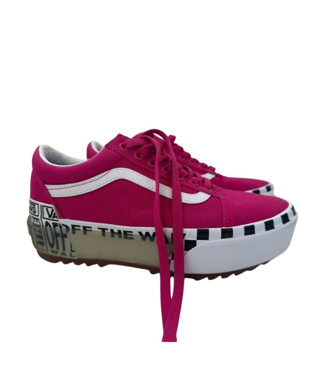 VANS Розовые текстильные кеды, фото 1