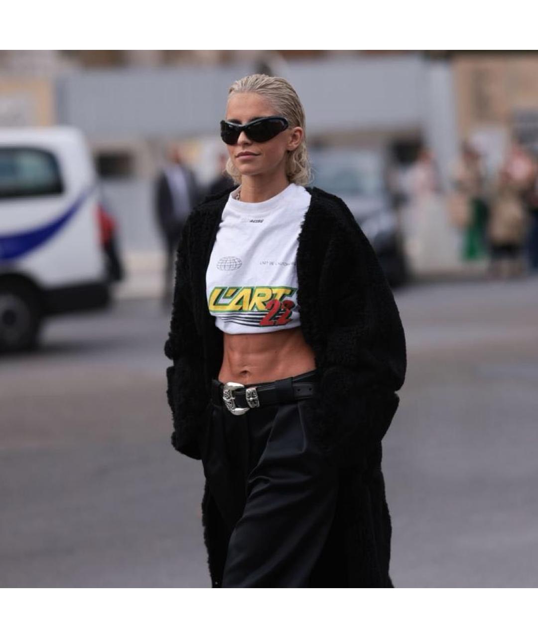 BALENCIAGA Черные пластиковые солнцезащитные очки, фото 2