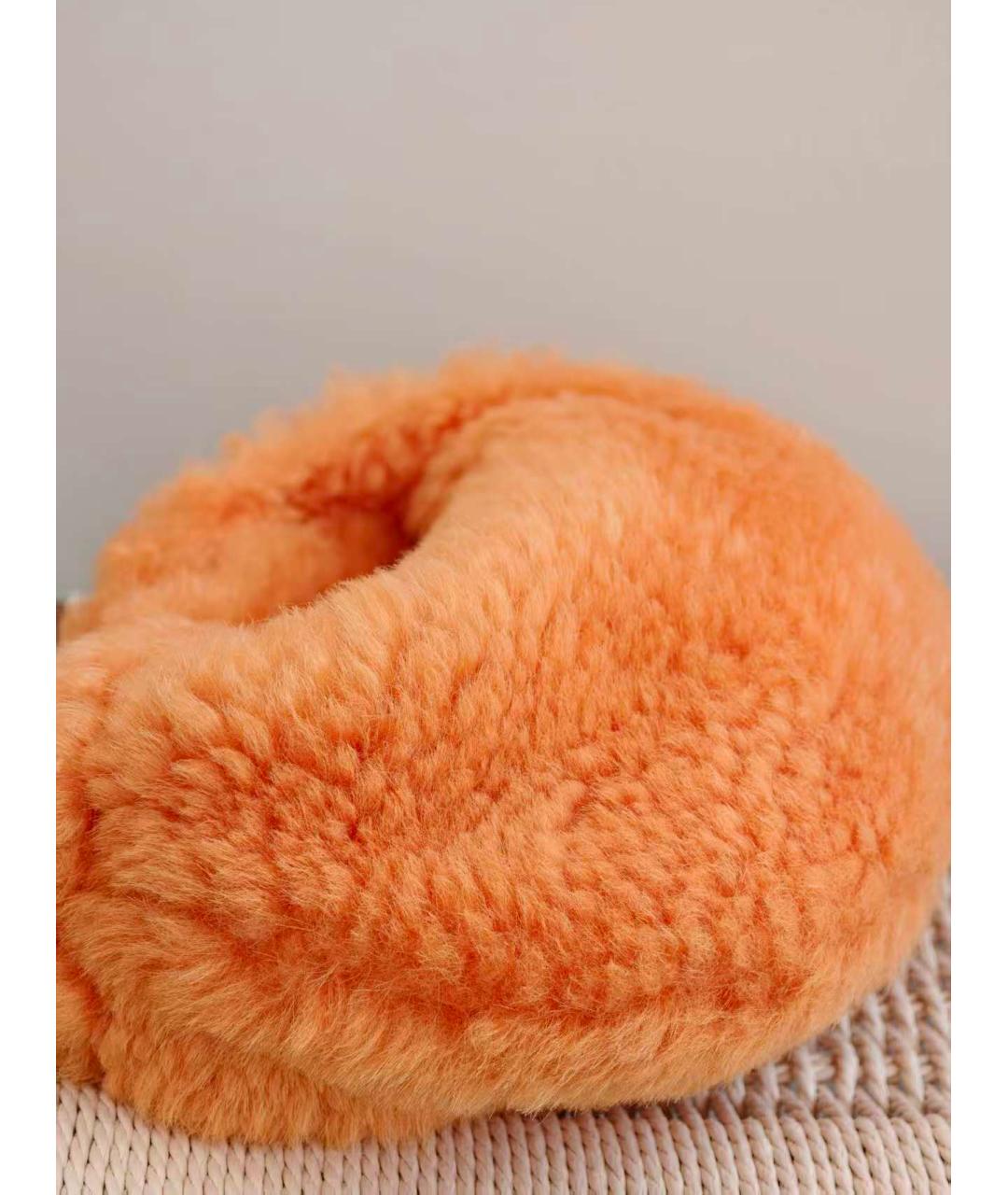 BOTTEGA VENETA Оранжевая сумка с короткими ручками, фото 3