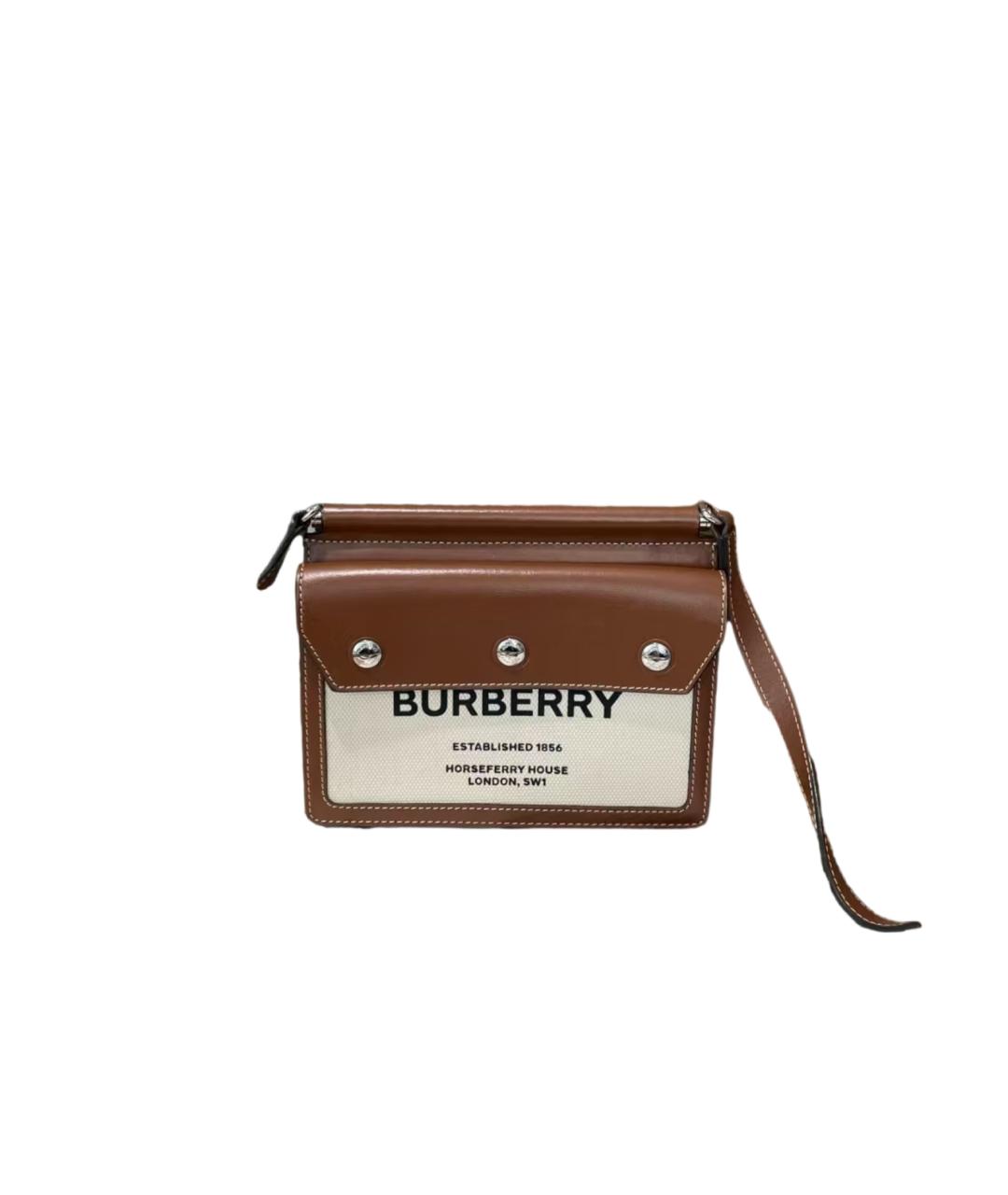 BURBERRY Бежевая сумка через плечо, фото 6
