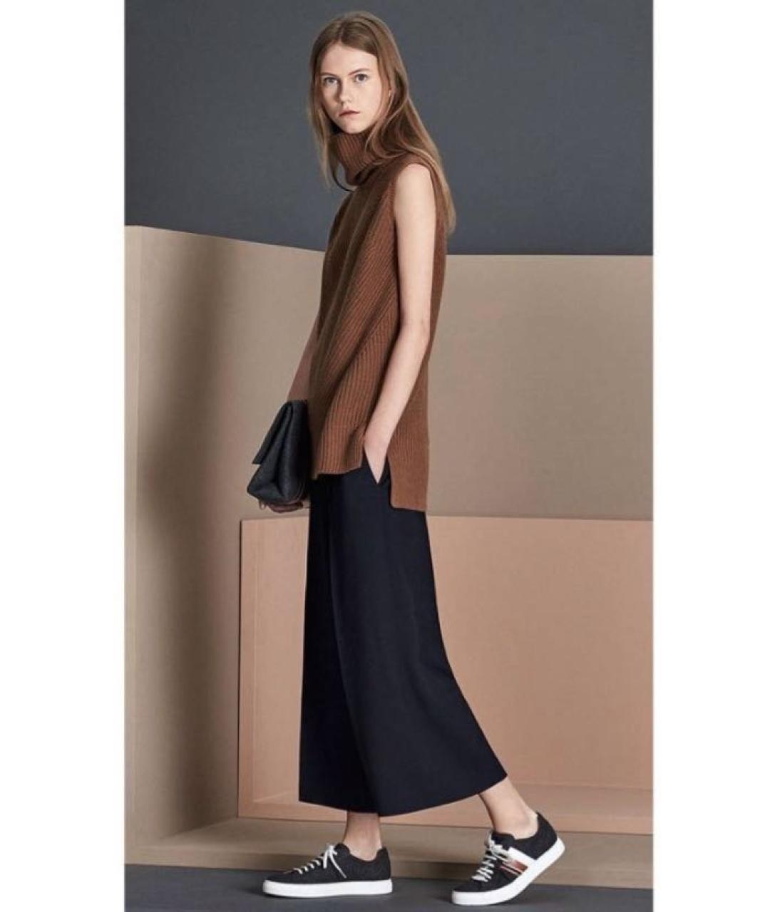 HUGO BOSS Темно-синие шерстяные кюлоты, фото 5