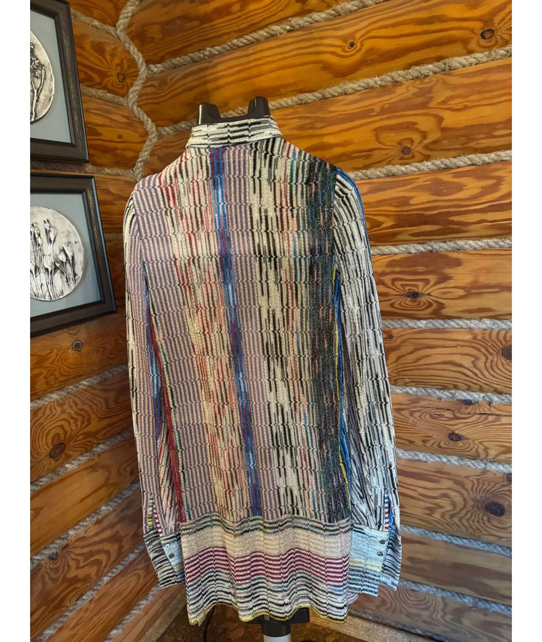 MISSONI Мульти полиамидовое коктейльное платье, фото 3