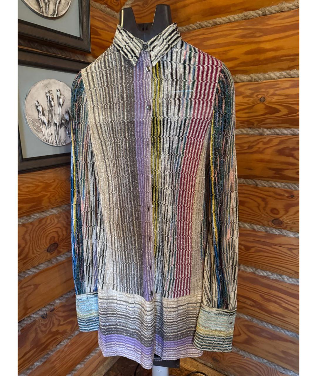 MISSONI Мульти полиамидовое коктейльное платье, фото 5