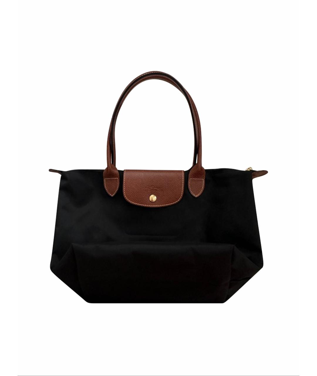 LONGCHAMP Черная сумка тоут, фото 1