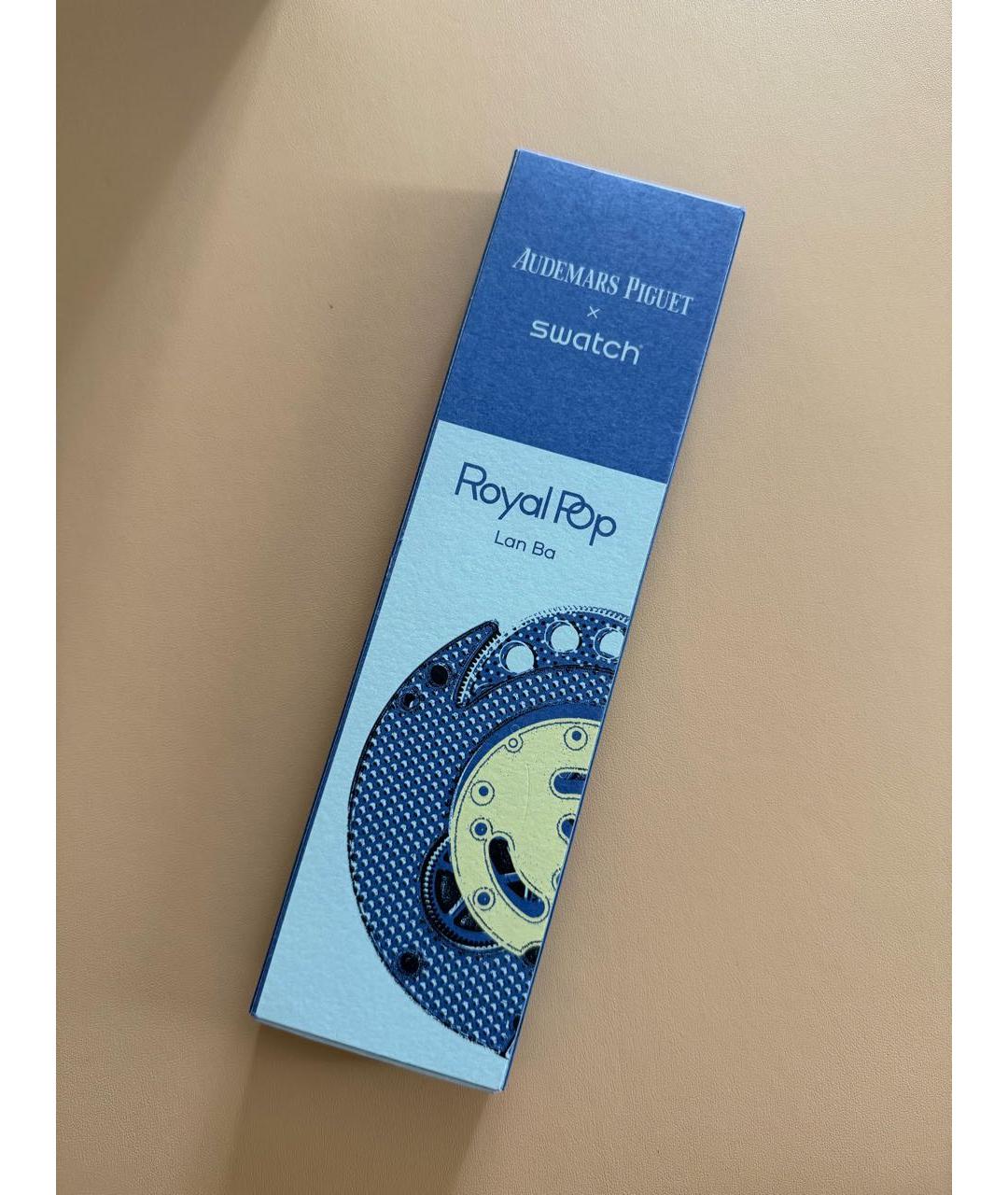 Swatch Голубые часы, фото 5