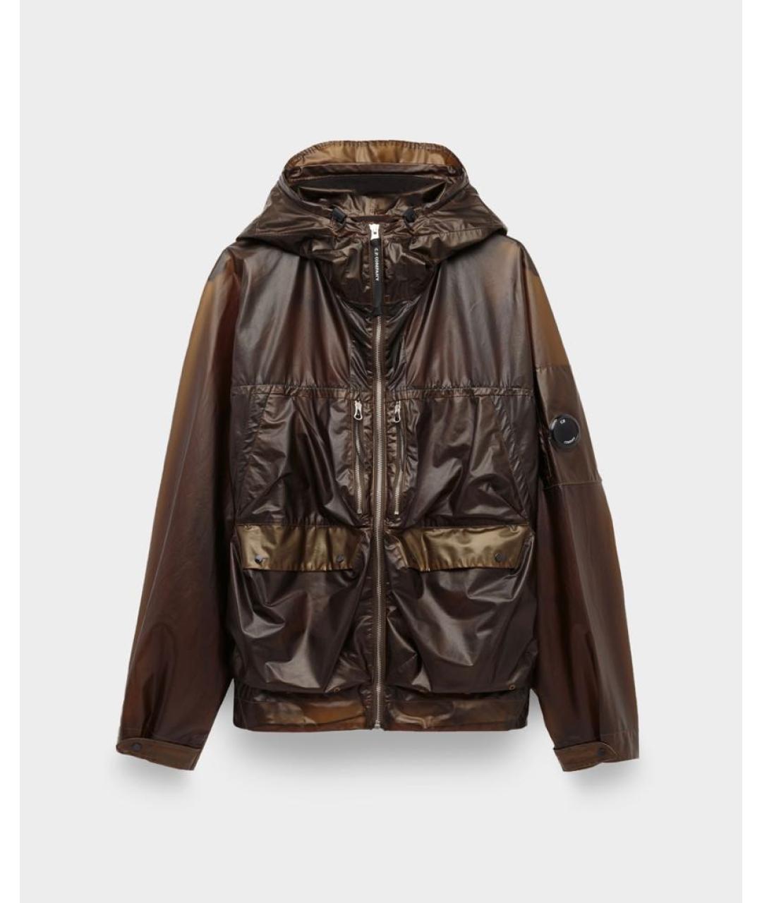 CP COMPANY Коричневая полиуретановая куртка, фото 9