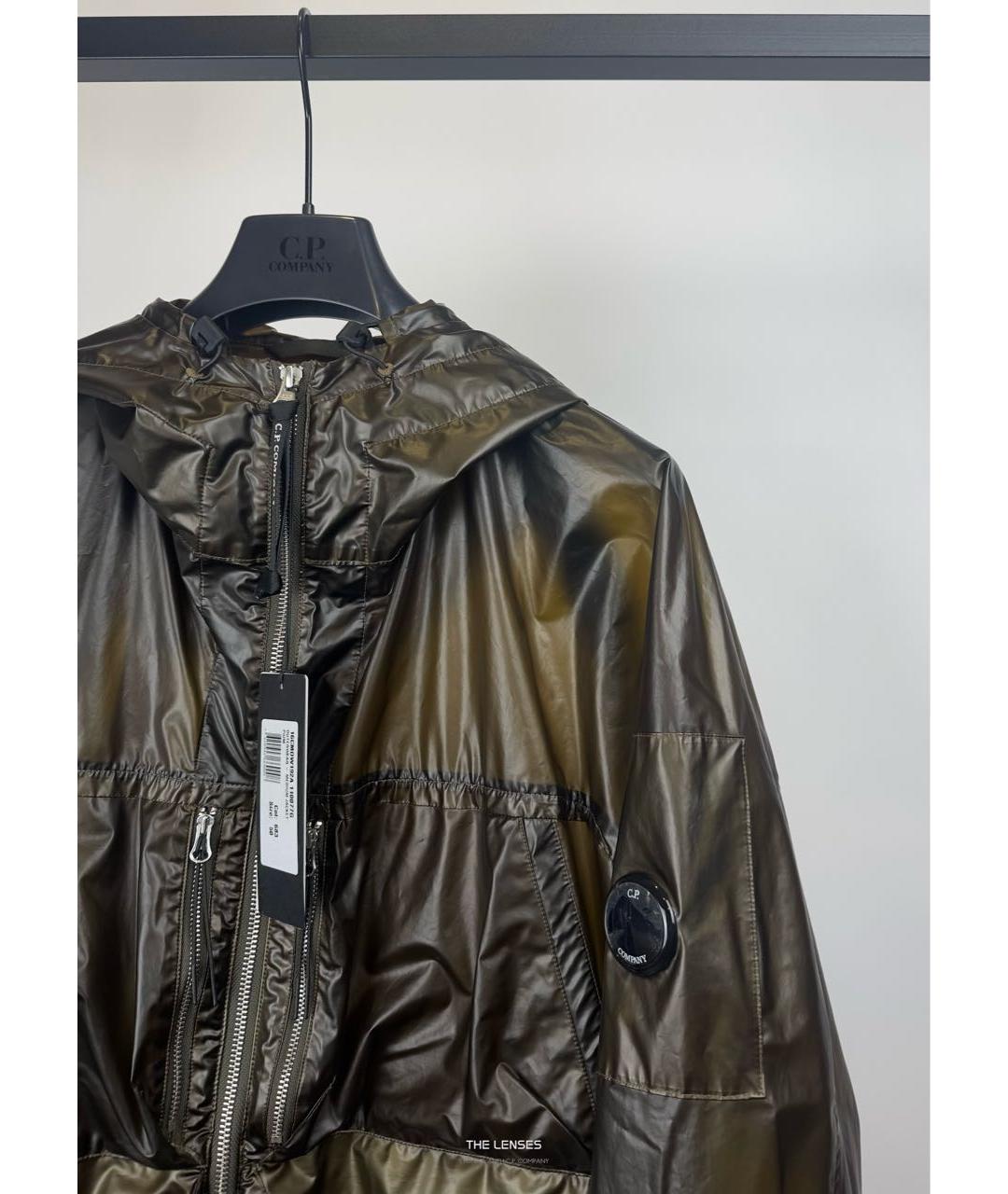 CP COMPANY Коричневая полиуретановая куртка, фото 4