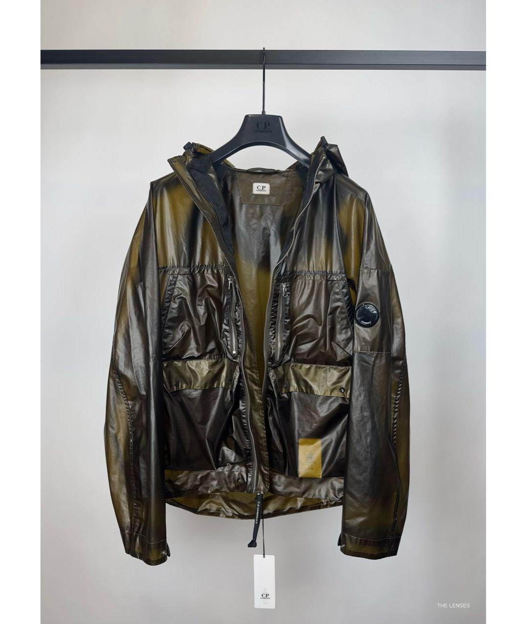 CP COMPANY Коричневая полиуретановая куртка, фото 3