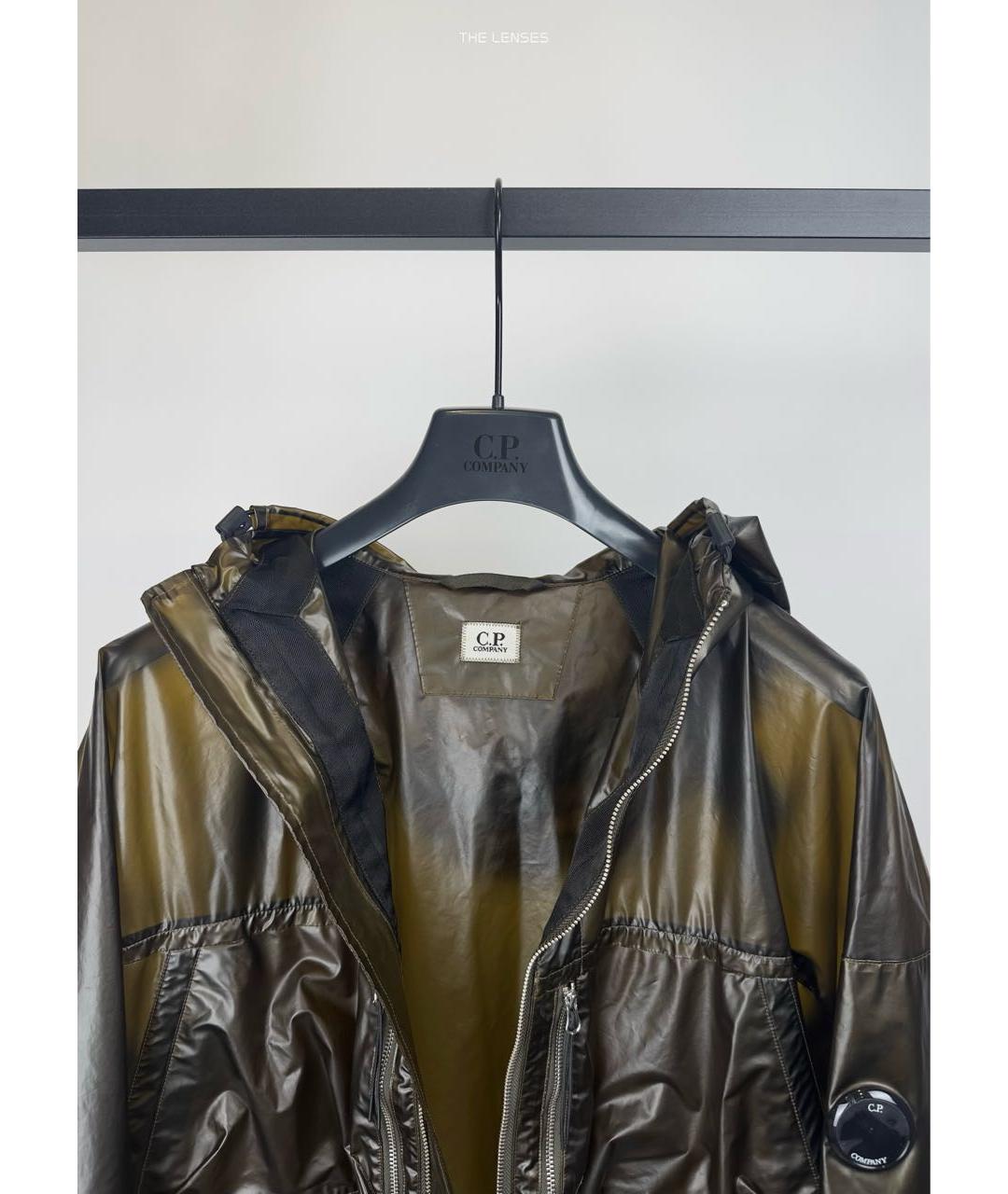 CP COMPANY Коричневая полиуретановая куртка, фото 7