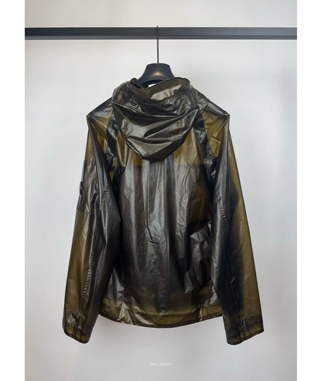 CP COMPANY Коричневая полиуретановая куртка, фото 5