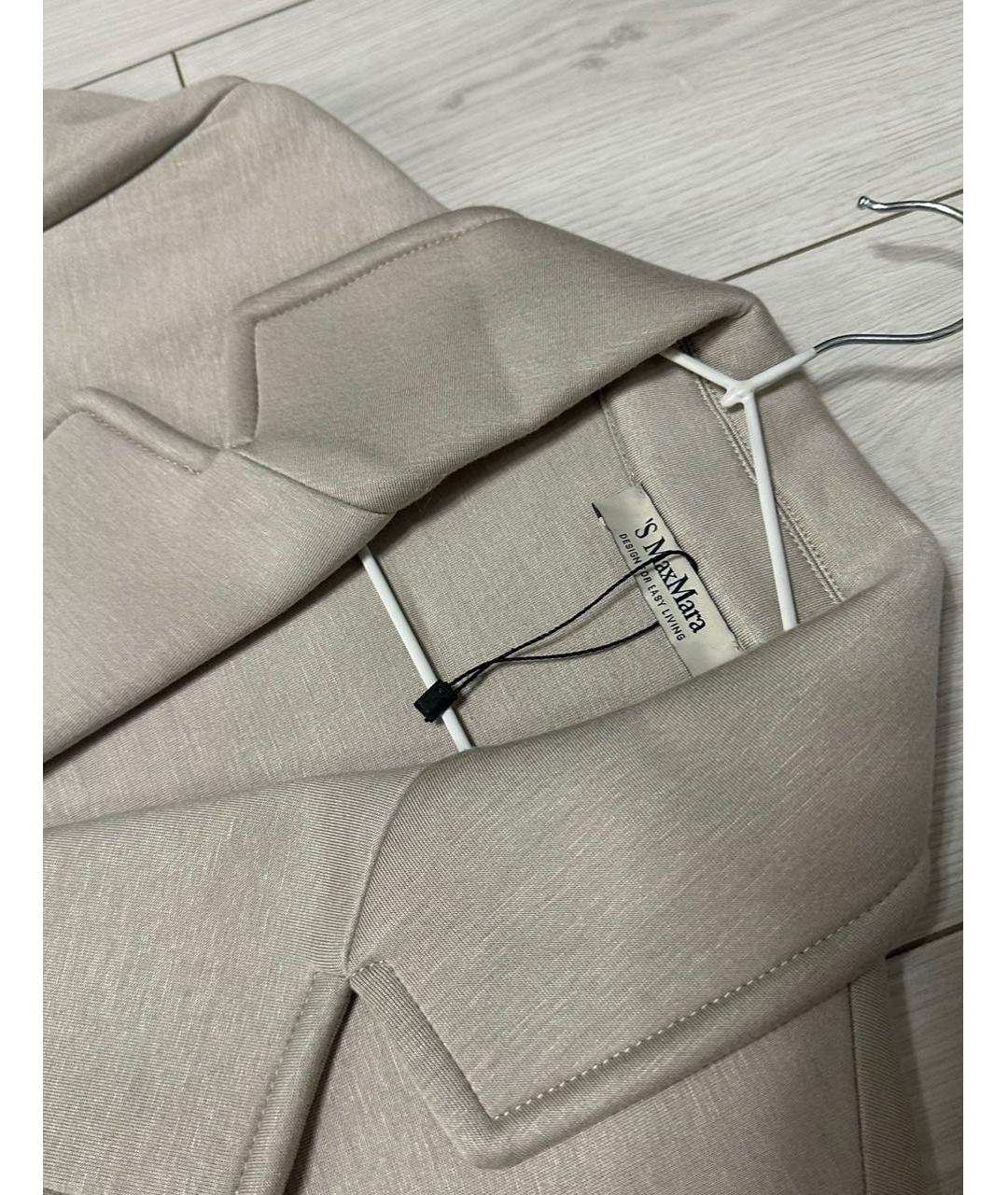 'S MAX MARA Серое пальто, фото 3