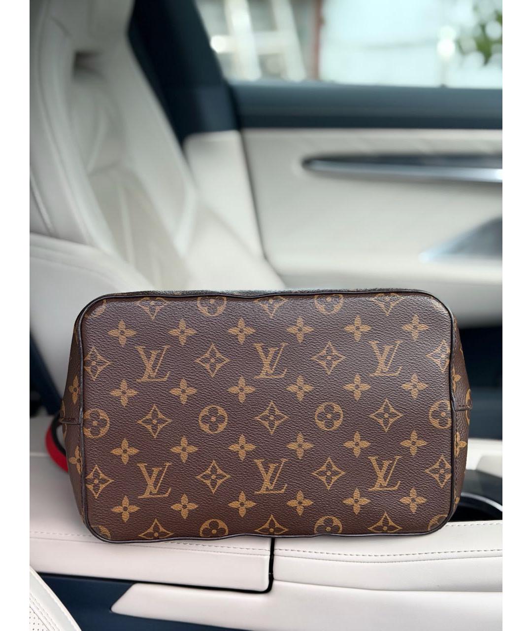LOUIS VUITTON Коричневая сумка через плечо из канвы, фото 6