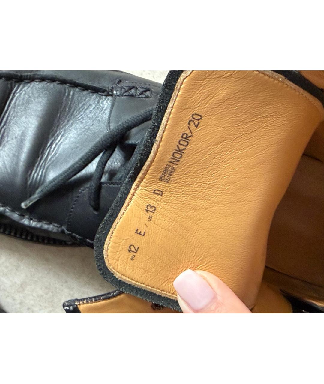 BALLY Черные кожаные высокие ботинки, фото 6