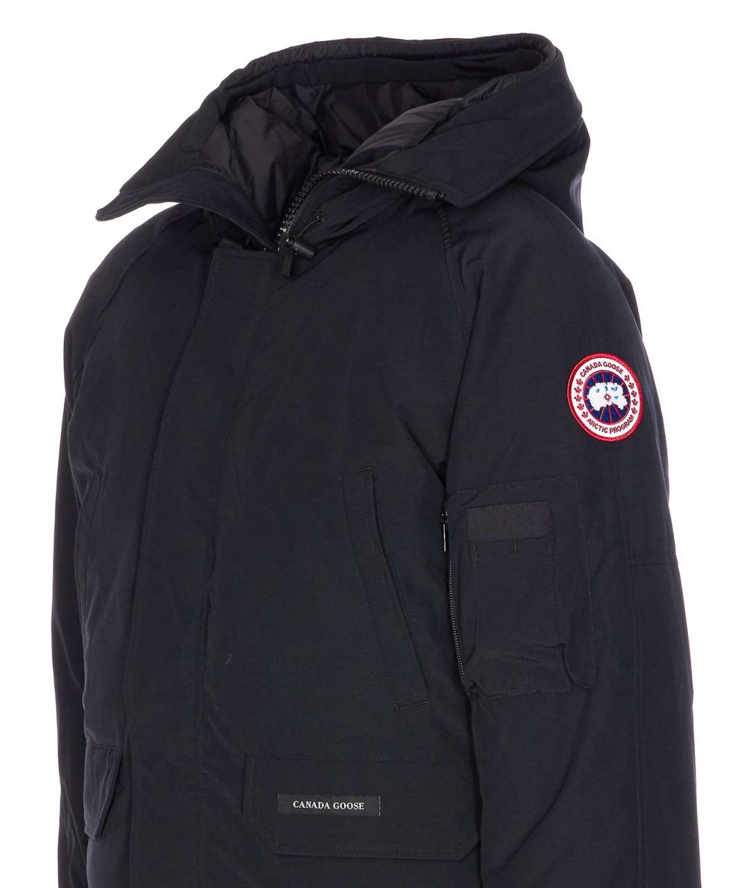 CANADA GOOSE Черная хлопковая куртка, фото 3