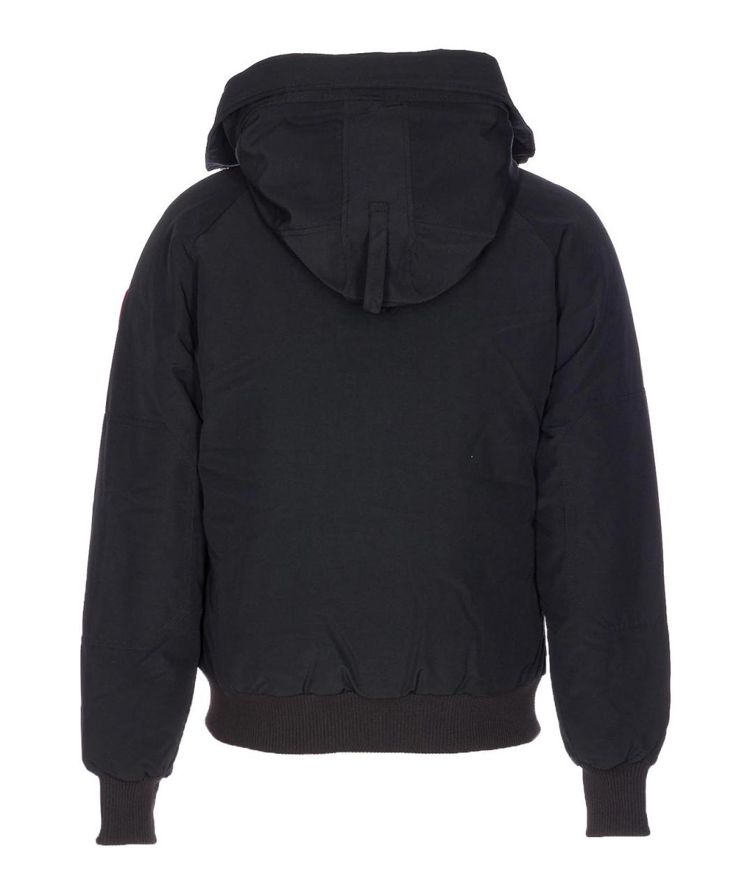 CANADA GOOSE Черная хлопковая куртка, фото 2