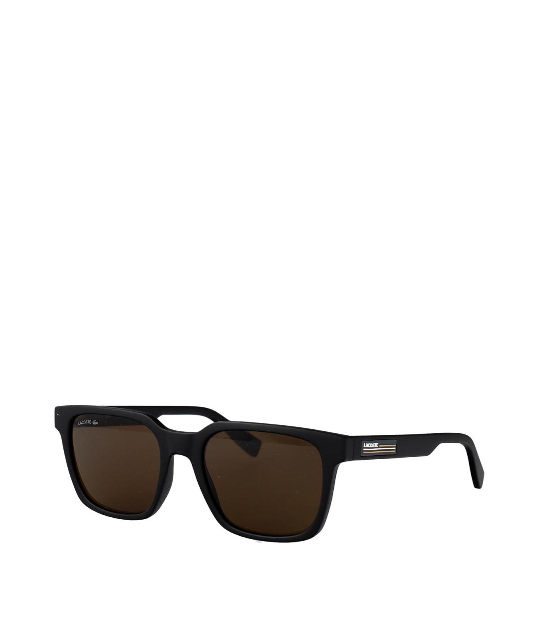 LACOSTE Черные пластиковые солнцезащитные очки, фото 2