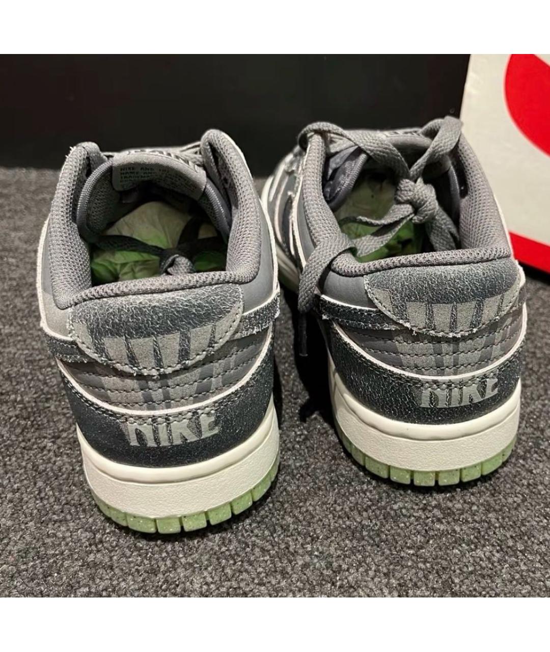 NIKE Антрацитовые низкие кроссовки / кеды, фото 6