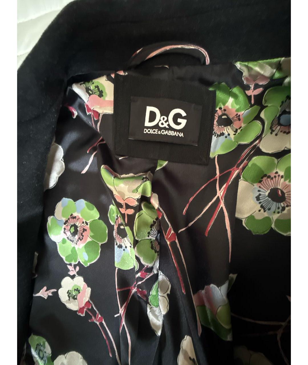 DOLCE&GABBANA Антрацитовый вискозный жакет/пиджак, фото 3
