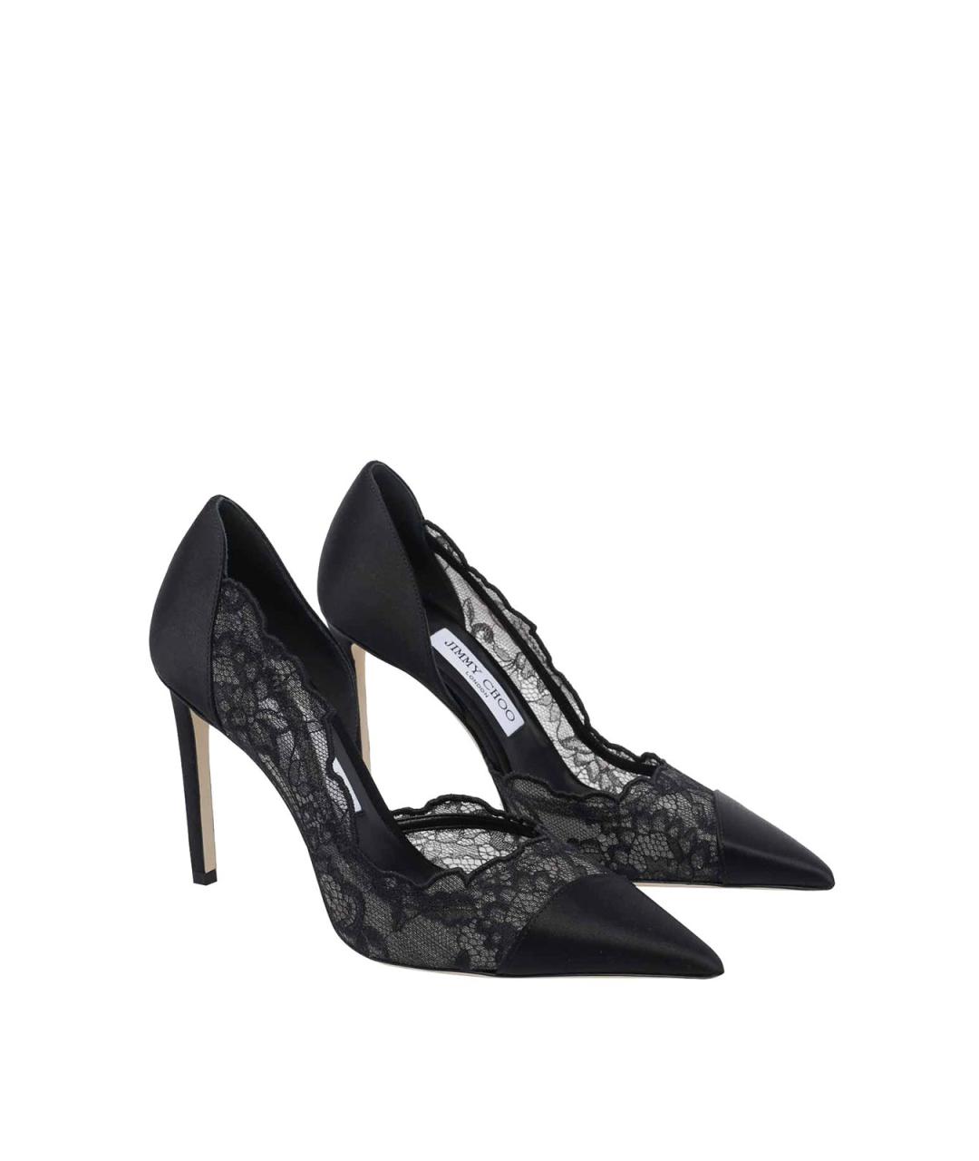 JIMMY CHOO Черные кожаные туфли, фото 2