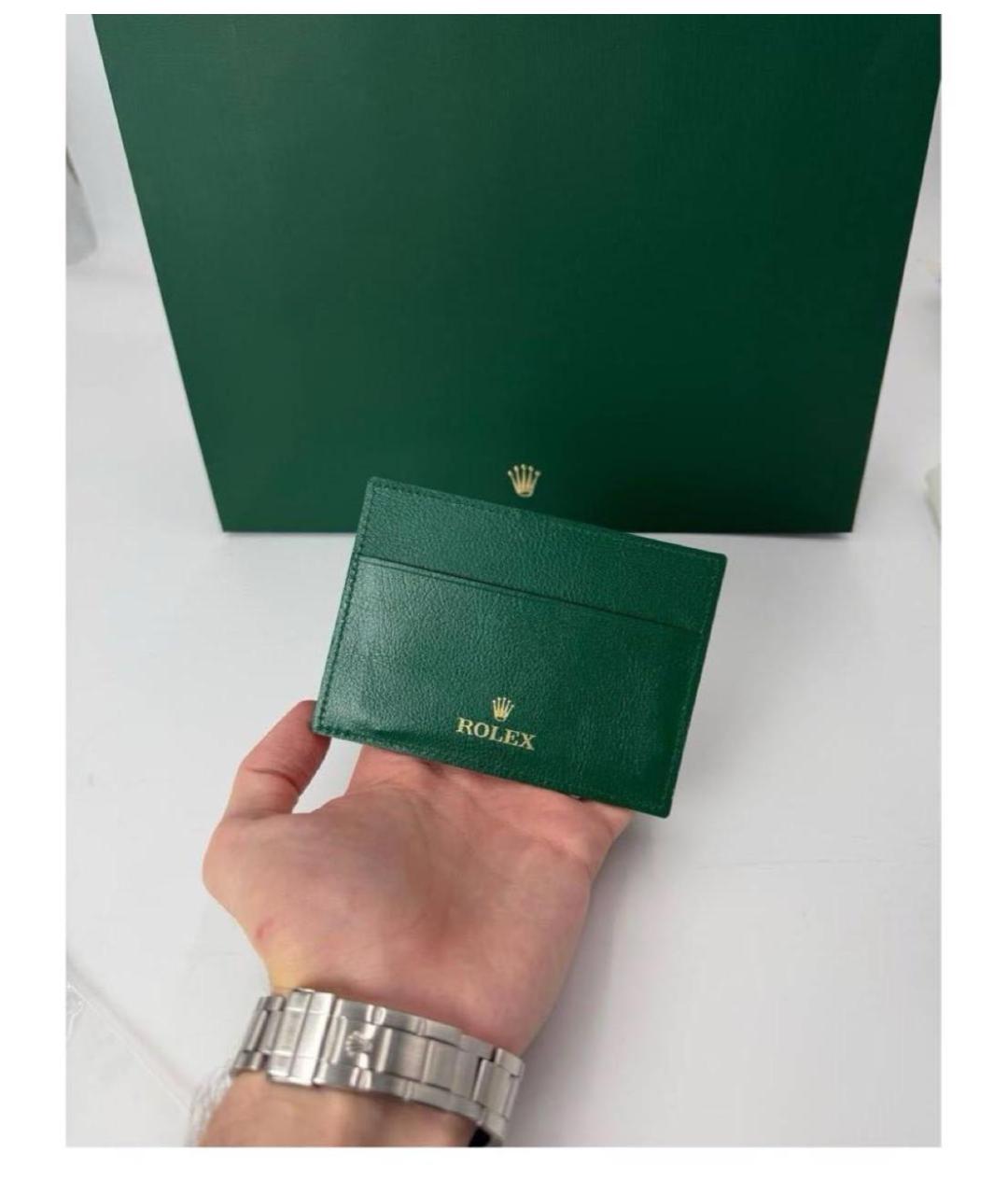 ROLEX Зеленый кардхолдер, фото 6
