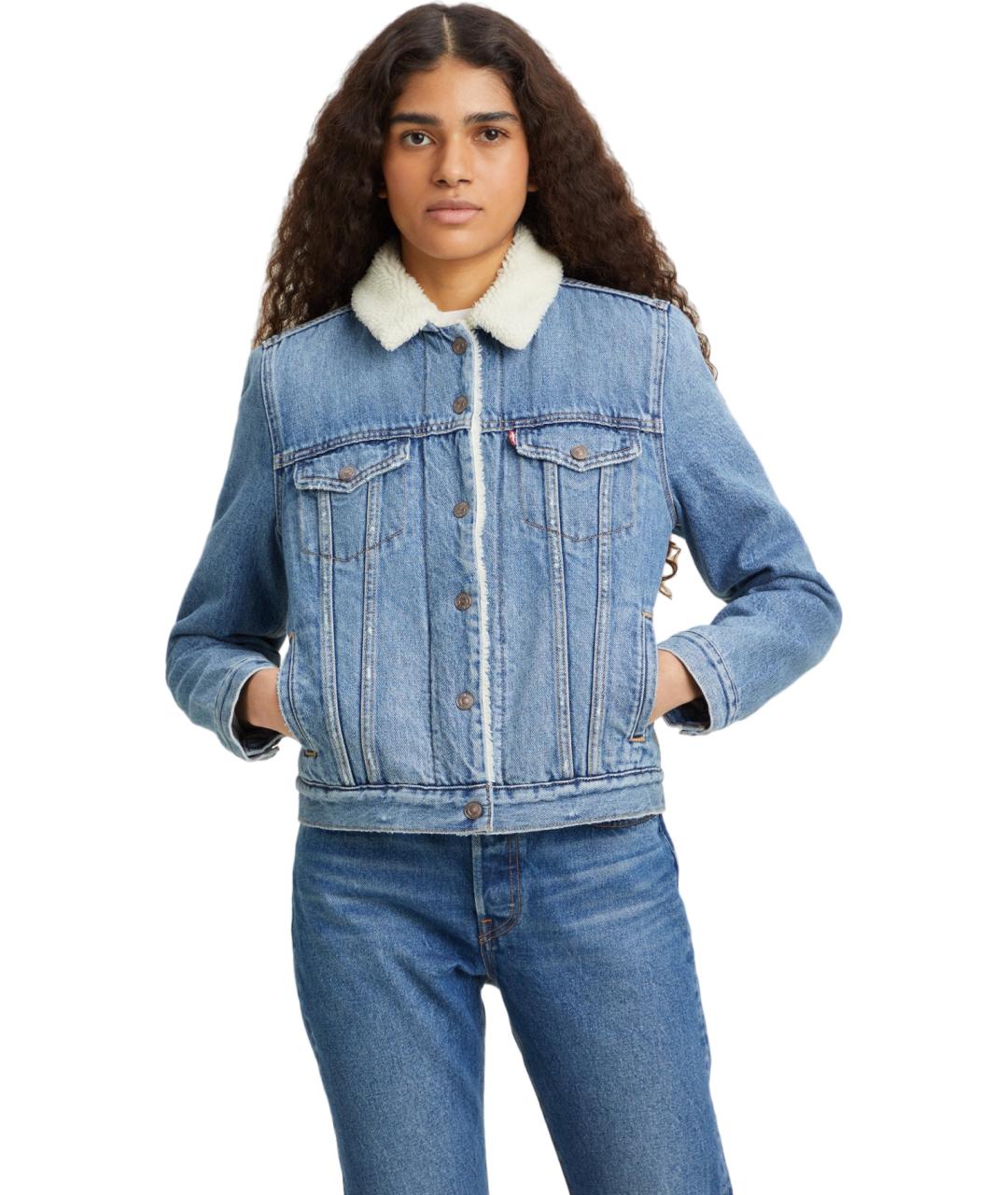 LEVI'S Голубая куртка, фото 8