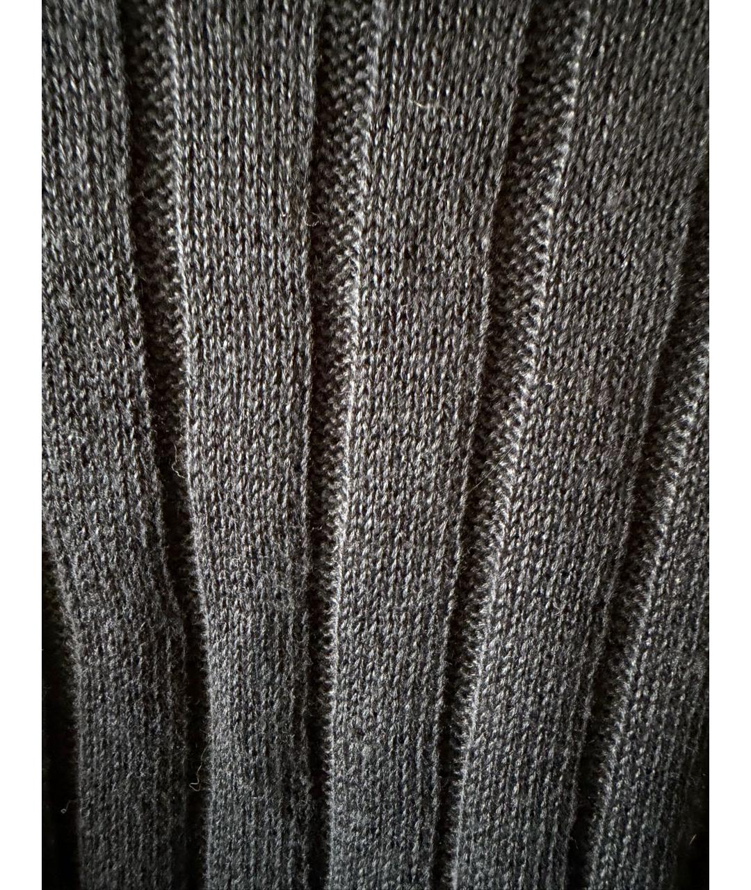BRUNELLO CUCINELLI Темно-синий льняной джемпер / свитер, фото 4